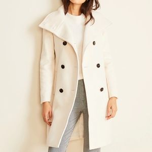 NWT Ann Taylor Petite Funnel Neck Coat